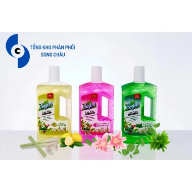 Combo 5 Chai Nước Lau Sàn Senfort Bạc Hà, Chanh Sả, Hoa Lily 1.000ml Giá 107k