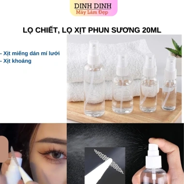 Combo 5 chai xịt phun sương, lọ chiết 20ml, tinh dầu, dung dịch sát khuẩn 24.800đ