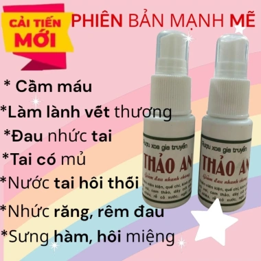 Combo 5 Chai xịt Xoa Bóp Xương Khớp Thảo An 30ml Giảm Đau Nhanh 139k 6