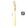 Combo 5 chiếc nĩa inox 304 size 13cm – trắng vàng, ăn trái cây, bánh mứt, ốc – giá chỉ 39.500đ 8