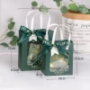 Combo 5 chiếc Túi giấy & Hộp Quà giấy Cửa sổ mica - Quai cói, Đựng hoa, Gấu 8