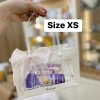 Combo 5 chiếc túi giấy mặt kính mica có nơ - Đựng hộp quà, hoa, quà tặng xinh xắn, giá chỉ 54.000₫ 3