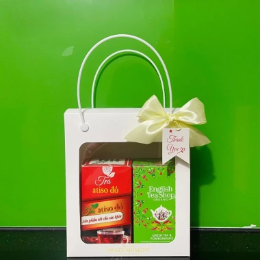 Combo 5 chiếc Túi hộp giấy đựng quà 20/11 cao cấp, có dây ruy băng, nhiều màu sắc - 48.500₫ 9
