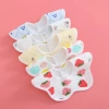 Combo 5 chiếc Yếm tròn cánh hoa xoay 360 chống thấm, độ bền cao, thoáng mát cho bé, đồ dùng tiện lợi - Giá ưu đãi chỉ 14.000 VND 5