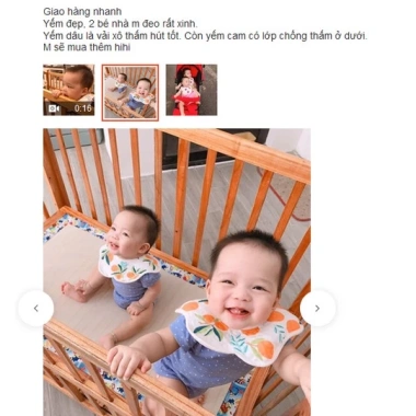 Combo 5 chiếc Yếm tròn cánh hoa xoay 360 chống thấm, độ bền cao, thoáng mát cho bé, đồ dùng tiện lợi - Giá ưu đãi chỉ 14.000 VND 9