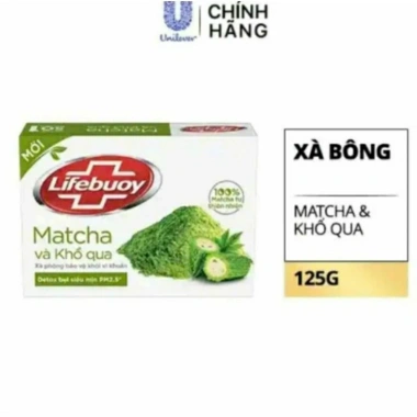 Combo 5 cục Xà Bông Lifebuoy Matcha Khổ Qua 125g - Giá 102.000 VND, kháng khuẩn, dưỡng da, hương trà xanh 2