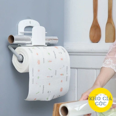 Combo 5 cuộn Giấy Lau Đa Năng 220mm Khăn Bếp & Lau Tay - Giặt Được, Giá 64.690₫ 5