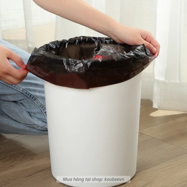 Combo 5 Cuộn Túi Đựng Rác Dây Rút 45x50cm Chống Rò Rỉ - Tiết Kiệm cho Nhà Bếp 7