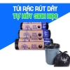 Combo 5 cuộn túi rác rút dây tự hủy sinh học VIPACO 10L 25L 50L- Giá 24.300 VND 2