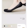 Combo 5 Đôi Tất Lưới Mỏng Vô Hình Nữ Chống Trượt, Màu Trơn Dài Đến Mắt Cá Chân 3