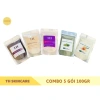 Combo 5 gói 100gr Bột đắp mặt Đậu đỏ, Cám gạo, Cafe, Yến Mạch, Trà Xanh – Skincare chỉ 149.000 (giá gốc 190.720)