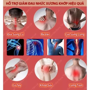 Combo 5 gói 250 miếng Cao Dán Nóng Giảm Đau Nhức Mỏi Giá chỉ 36.900 VND