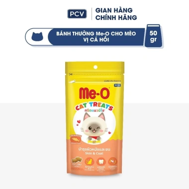 Combo 5 gói Bánh thưởng Me-O 50gr cho mèo - Quà tặng nón BH HĐ299k - Giá 58.500đ