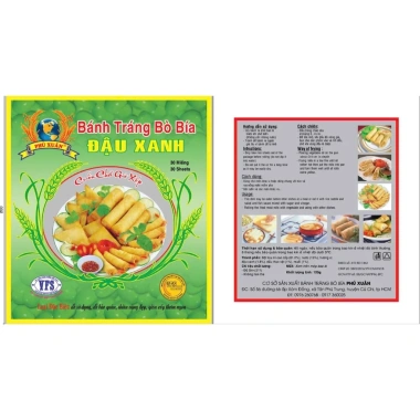 Combo 5 gói bánh tráng bò bía đậu xanh - Giảm còn 35.000đ, ngon, ăn nhanh 9