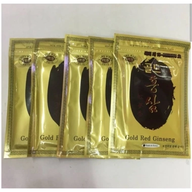 Combo 5 gói Cao dán Hồng Sâm Gold Red Ginseng 20 miếng - Giá ưu đãi 144.000₫ Combo 5 gói Cao dán Hồng Sâm Gold Red Ginseng 20 miếng - Giá ưu đãi 144.000₫
