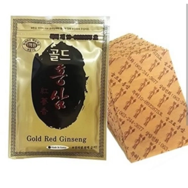 Combo 5 gói Cao dán Hồng Sâm Gold Red Ginseng 20 miếng - Giá ưu đãi 144.000₫ 3 Combo 5 gói Cao dán Hồng Sâm Gold Red Ginseng 20 miếng - Giá ưu đãi 144.000₫ 3