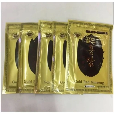 Combo 5 gói Cao dán Hồng Sâm Gold Red Ginseng 20 miếng - Giá ưu đãi 144.000₫