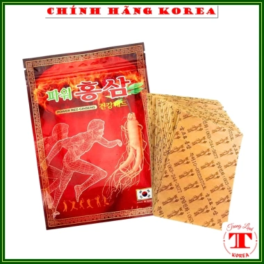 Combo 5 gói Cao dán hồng sâm Hàn Quốc 20 miếng - Chính hãng Korea giảm còn 135k 5 Combo 5 gói Cao dán hồng sâm Hàn Quốc 20 miếng - Chính hãng Korea giảm còn 135k 5