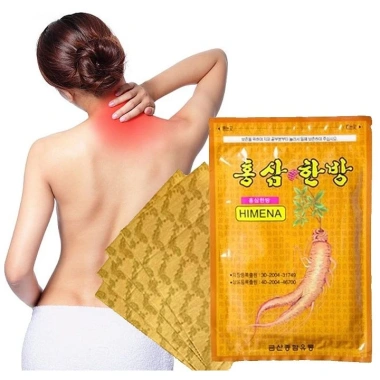 Combo 5 Gói Cao Dán Hồng Sâm Hàn Quốc 20 Miếng Giá ưu đãi 125k tăng sức đề kháng