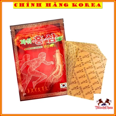 Combo 5 gói Cao Dán Hồng Sâm Hàn Quốc 20 miếng - Giá ưu đãi 135k (giá gốc 168.750)