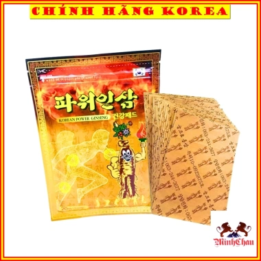 Combo 5 gói Cao Dán Hồng Sâm Hàn Quốc 20 miếng - Giá ưu đãi 135k (giá gốc 168.750)