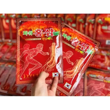 Combo 5 Gói Cao Dán Hồng Sâm Hàn Quốc 20 miếng - Giảm còn 129k, tăng sức khỏe 3