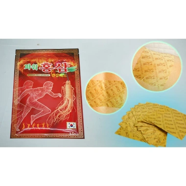 Combo 5 Gói Cao Dán Hồng Sâm Hàn Quốc 20 miếng - Giảm còn 129k, tăng sức khỏe 6