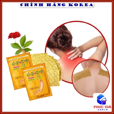 Combo 5 gói Cao Dán Hồng Sâm Himena Hàn Quốc - 20 miếng, tăng năng lượng, chỉ 138k 2