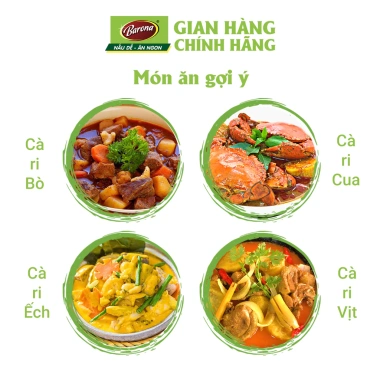 Combo 5 gói Gia Vị Cà Ri Barona 80g - Ngon vị, không cần nêm nếm, giá chỉ 58.290₫ 6