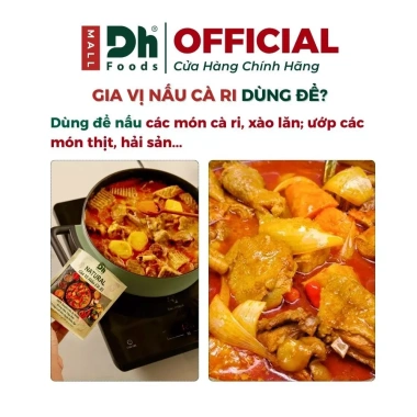 Combo 5 gói gia vị nấu cà ri Dh Foods - Tiện lợi, hương vị đậm đà, chỉ 35.500 VND