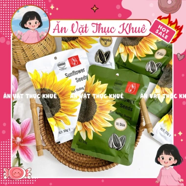 Combo 5 gói Hướng dương Mỹ Vị - Vị truyền thống và dừa 80g, đồ ăn vặt giảm giá 68.600₫ Combo 5 gói Hướng dương Mỹ Vị - Vị truyền thống và dừa 80g, đồ ăn vặt giảm giá 68.600₫