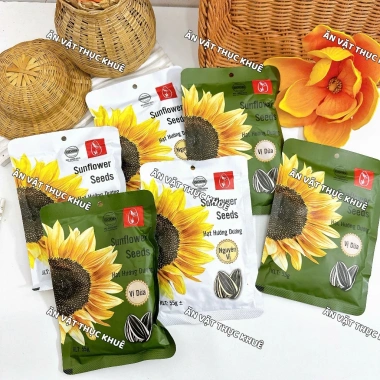 Combo 5 gói Hướng dương Mỹ Vị - Vị truyền thống và dừa 80g, đồ ăn vặt giảm giá 68.600₫