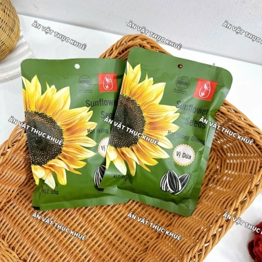 Combo 5 gói Hướng dương Mỹ Vị - Vị truyền thống và dừa 80g, đồ ăn vặt giảm giá 68.600₫