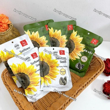 Combo 5 gói Hướng dương Mỹ Vị - Vị truyền thống và dừa 80g, đồ ăn vặt giảm giá 68.600₫