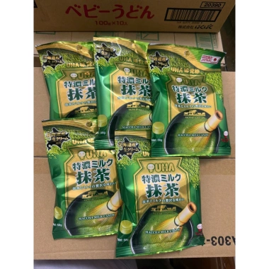 Combo 5 Gói Kẹo Sữa Trà Xanh Matcha UHA Chính Hãng Nhật Bản - Giá Ưu Đãi 216.001₫ 8 Combo 5 Gói Kẹo Sữa Trà Xanh Matcha UHA Chính Hãng Nhật Bản - Giá Ưu Đãi 216.001₫ 8