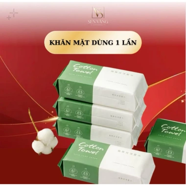 Combo 5 gói khăn rửa mặt 1 lần - Làm sạch sâu, dịu nhẹ, giá ưu đãi 170.000 VND