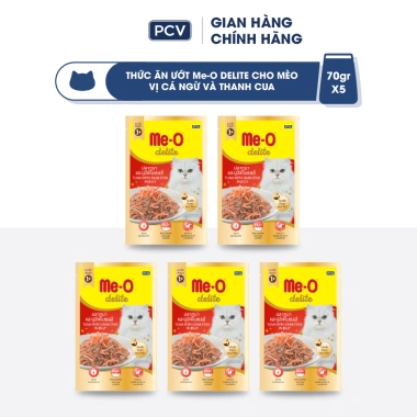 Combo 5 gói Me-O Delite pate 70gr - Nhiều vị, tặng nón BH HĐ299k, chỉ 103.500₫ 4 Combo 5 gói Me-O Delite pate 70gr - Nhiều vị, tặng nón BH HĐ299k, chỉ 103.500₫ 4