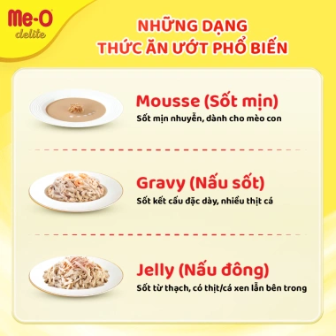 Combo 5 gói Me-O Delite Pate mèo cao cấp 70gr + Nón BH HĐ299k - Giá chỉ 103.500 VND