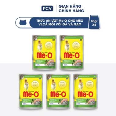 Combo 5 gói Me-O pate 80g cho mèo con & trưởng thành, tặng nón BH HĐ299k – 76.500 VND 3 Combo 5 gói Me-O pate 80g cho mèo con & trưởng thành, tặng nón BH HĐ299k – 76.500 VND 3