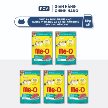 Combo 5 gói Me-O pate 80g cho mèo con & trưởng thành, tặng nón BH HĐ299k – 76.500 VND 9 Combo 5 gói Me-O pate 80g cho mèo con & trưởng thành, tặng nón BH HĐ299k – 76.500 VND 9