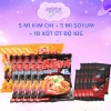 Combo 5 gói mì cay Sasin kim chi và soyum 120g + xốt ớt độ 10g - Giảm tới 109k 2