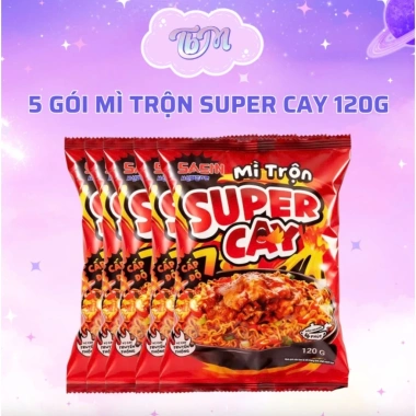Combo 5 gói mì cay Sasin kim chi và soyum 120g + xốt ớt độ 10g - Giảm tới 109k 6