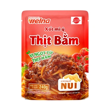 Combo 5 Gói Xốt Mì Ý Thịt Bằm Nisshin Welna 240g Cho 2 Người Giá 202.5k