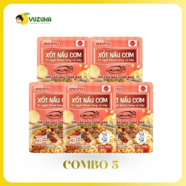 Combo 5 Gói Xốt Mì Ý & Xốt Nấu Cơm Nisshin Seifun Welna Giá 202.500 VND giảm 22% 5 Combo 5 Gói Xốt Mì Ý & Xốt Nấu Cơm Nisshin Seifun Welna Giá 202.500 VND giảm 22% 5