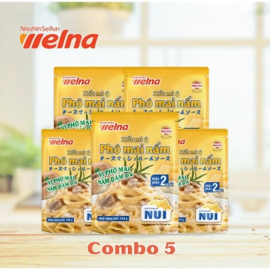 Combo 5 Gói Xốt Mỳ Ý và Xốt Nấu Cơm Nisshin - Hương Vị Đậm Đà, Giá chỉ 202.500₫