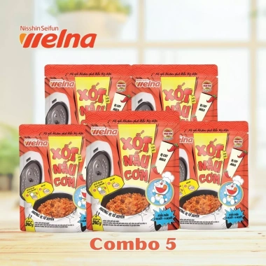 Combo 5 Gói Xốt Mỳ Ý và Xốt Nấu Cơm Nisshin - Hương Vị Đậm Đà, Giá chỉ 202.500₫ 5 Combo 5 Gói Xốt Mỳ Ý và Xốt Nấu Cơm Nisshin - Hương Vị Đậm Đà, Giá chỉ 202.500₫ 5