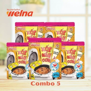 Combo 5 Gói Xốt Mỳ Ý và Xốt Nấu Cơm Nisshin - Hương Vị Đậm Đà, Giá chỉ 202.500₫