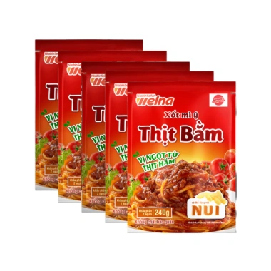 Combo 5 Gói Xốt Mỳ Ý và Xốt Nấu Cơm Nisshin - Hương Vị Đậm Đà, Giá chỉ 202.500₫