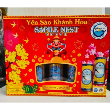 Combo 5 hộp 25 lon yến sào Khánh Hòa SAPILE NEST 200ml - Tăng sức đề kháng 4 Combo 5 hộp 25 lon yến sào Khánh Hòa SAPILE NEST 200ml - Tăng sức đề kháng 4