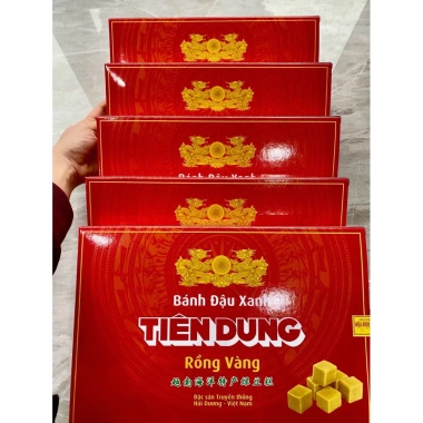 Combo 5 hộp bánh đậu xanh Tiên Dung 420g x5 - Đặc sản Hải Dương, giá 214.999₫